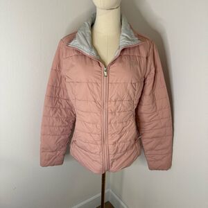 [The North Face] Women's Light Pink Puffer Jacket - Size Medium